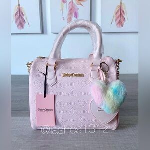 JUICY COUTURE Bag Fame Crossbody Satchel - Pink